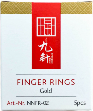 Fingerroller / Fingerringe gold Nine Needles