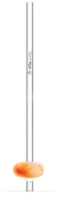 Glasstrohhalm Crystal Straw mit Edelstein Karneol von VitaJuwel