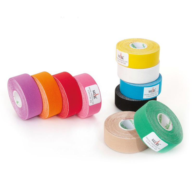 Nasara Kinesio Tape 2 Rollen - 2.5cm x 5m