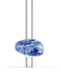 Glasstrohhalm Crystal Straw mit Edelstein Sodalith von VitaJuwel